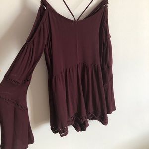 PacSun Kendall and Kylie Collection Purple Romper